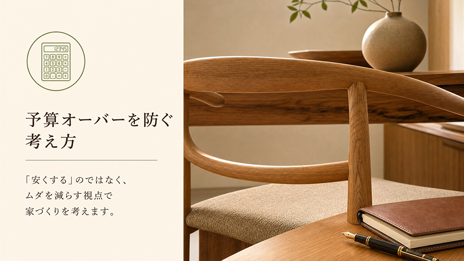 予算オーバーを防ぐ考え方